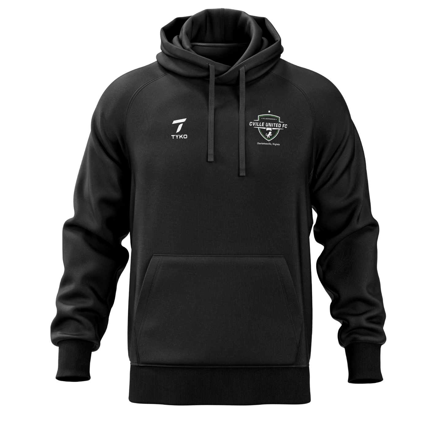 Cville United FC | Black Fan Hoodie