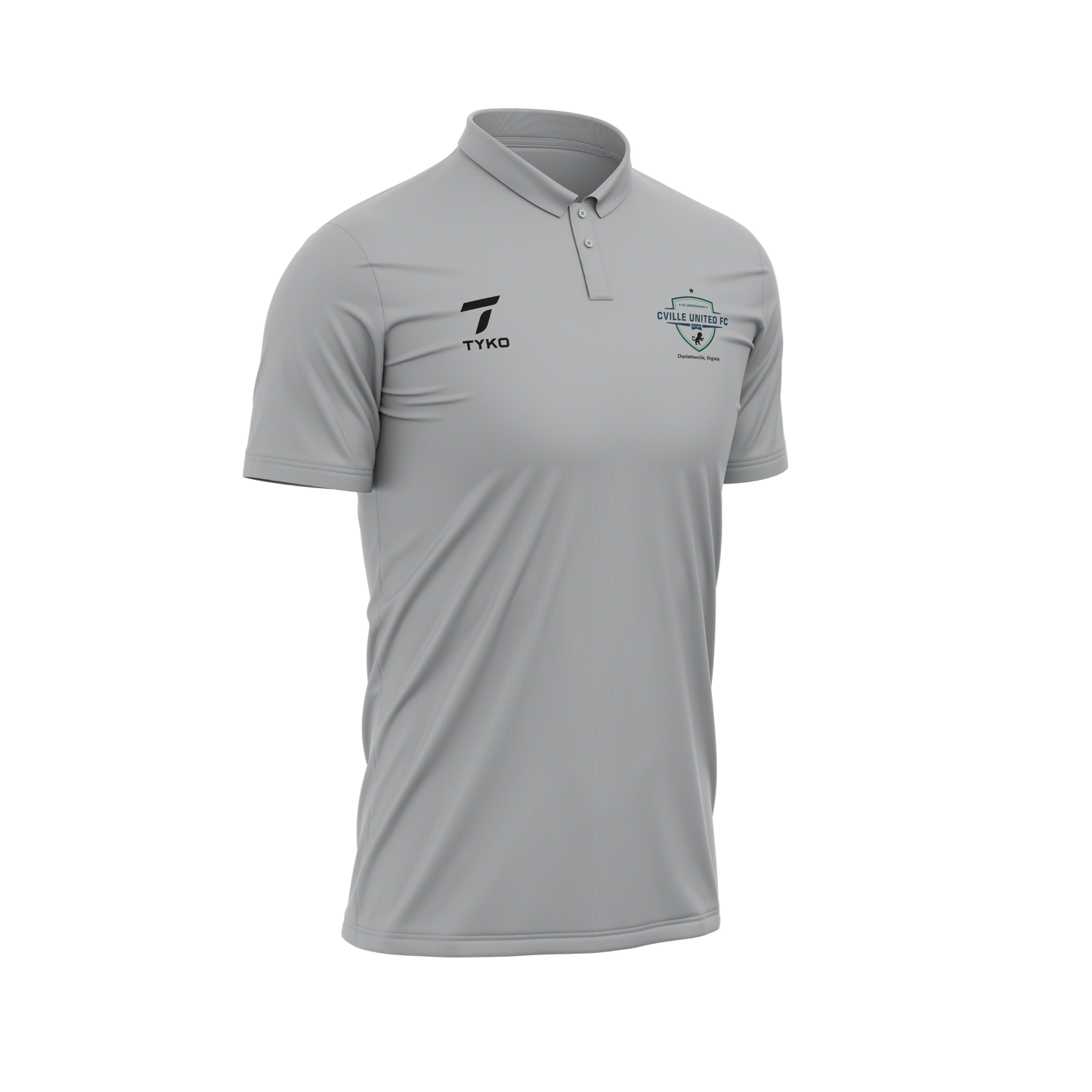 Cville United FC | Grey Elite Premium Polo