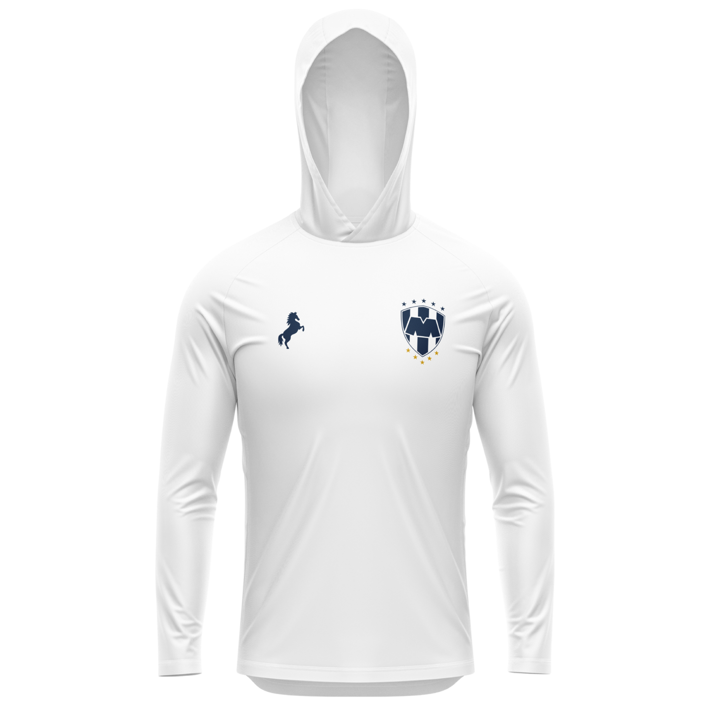 Rayados Northwest | White Elite Ultra Light Hoodie