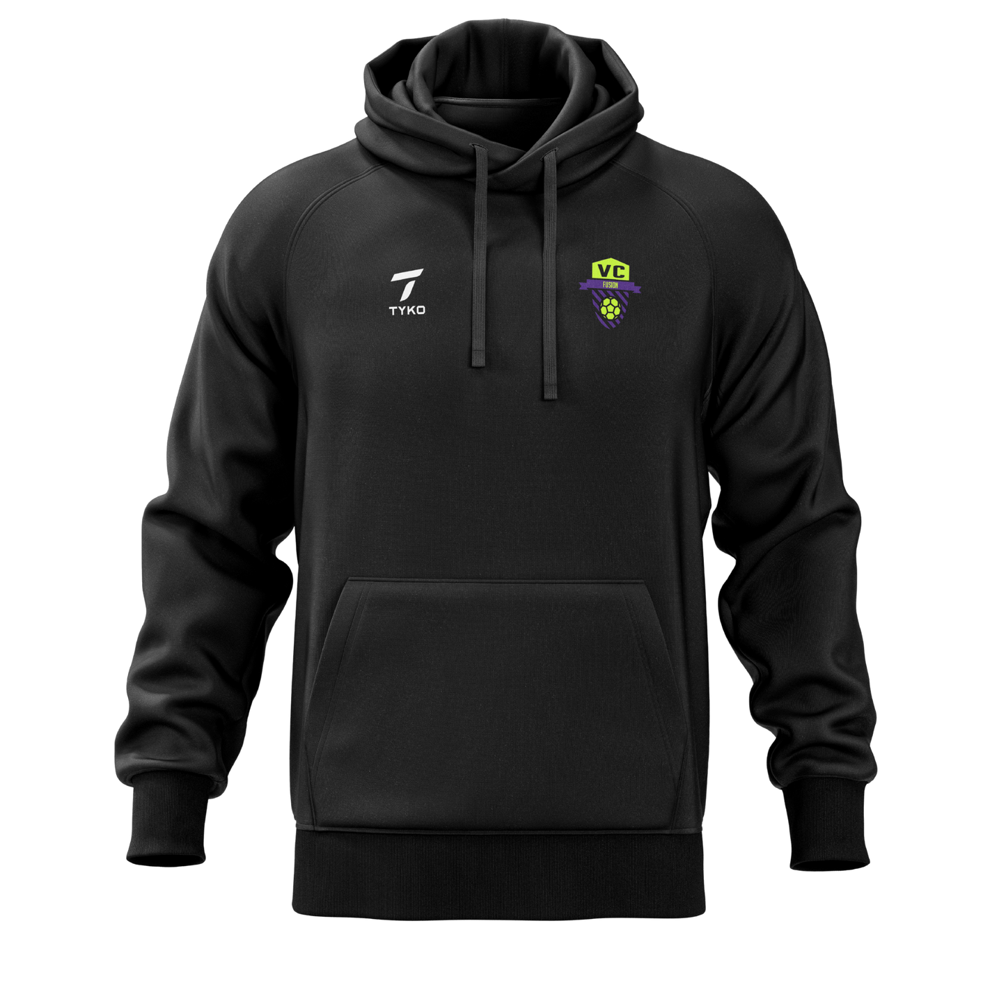 VC FUSION | Black Fan Hoodie