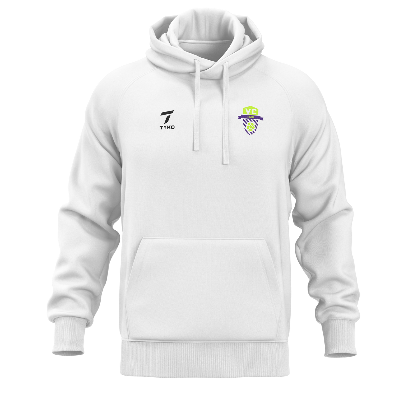 VC FUSION | White Fan Hoodie