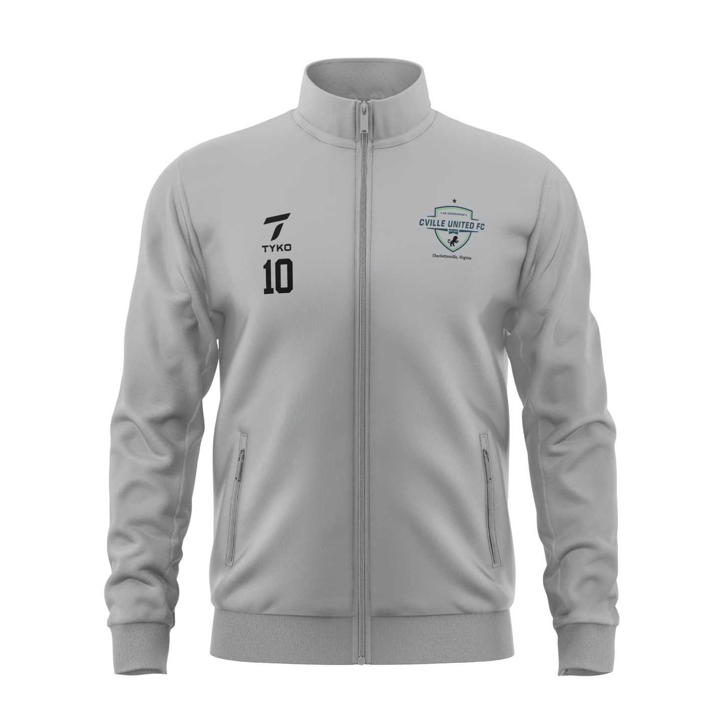 Cville United FC | Grey Elite Training Full-Zip