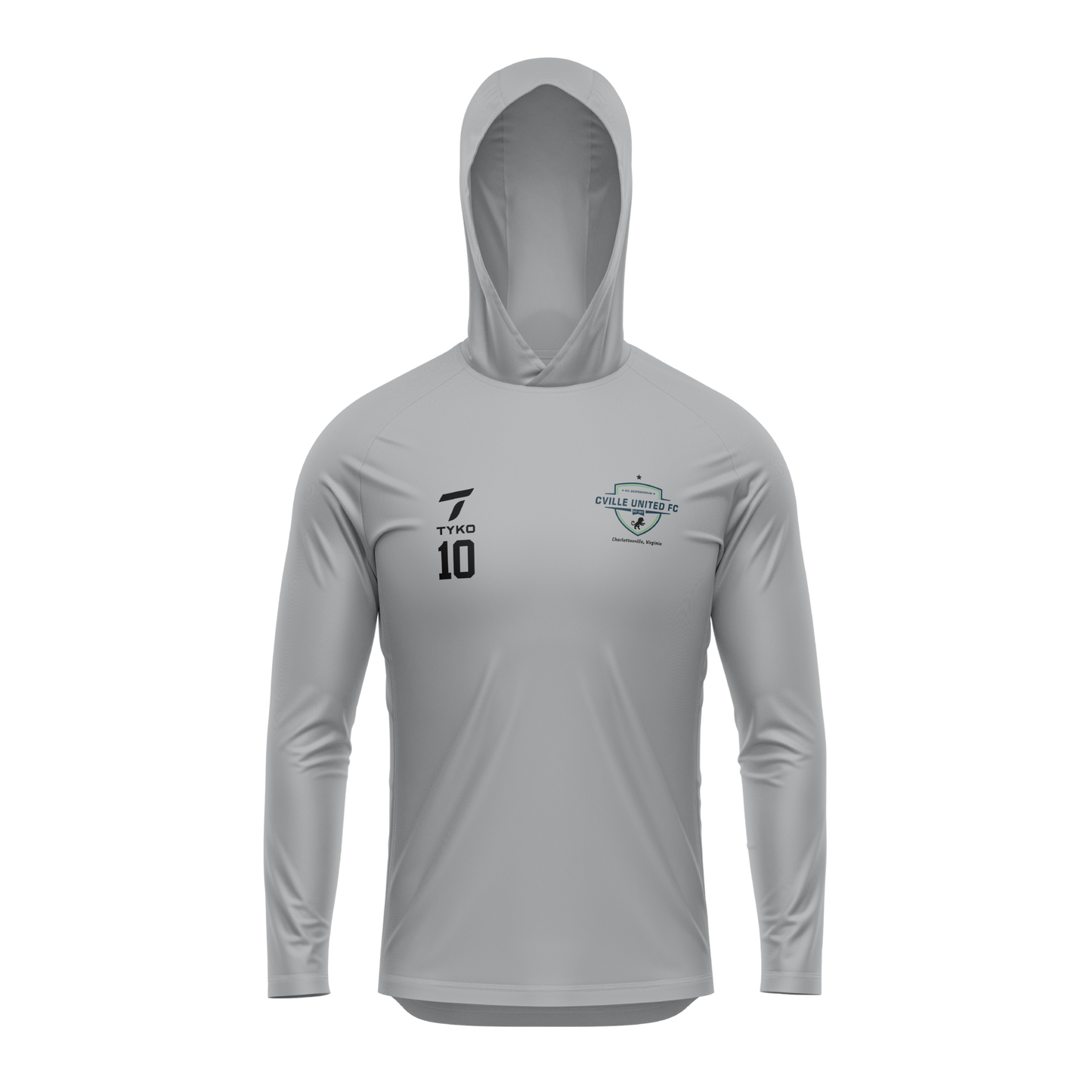 Cville United FC | Grey Elite Ultra Light Hoodie