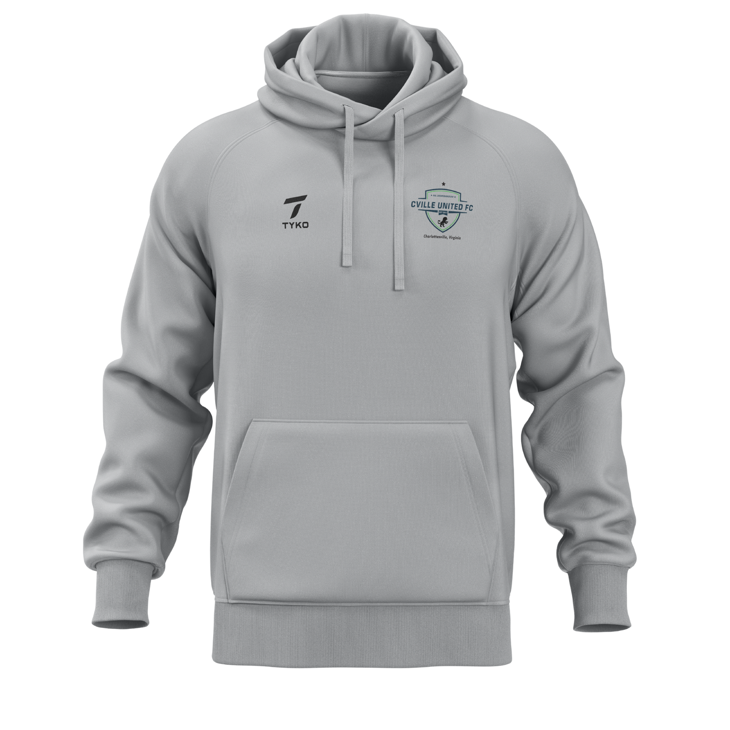 Cville United FC | Elite Grey Fan Hoodie