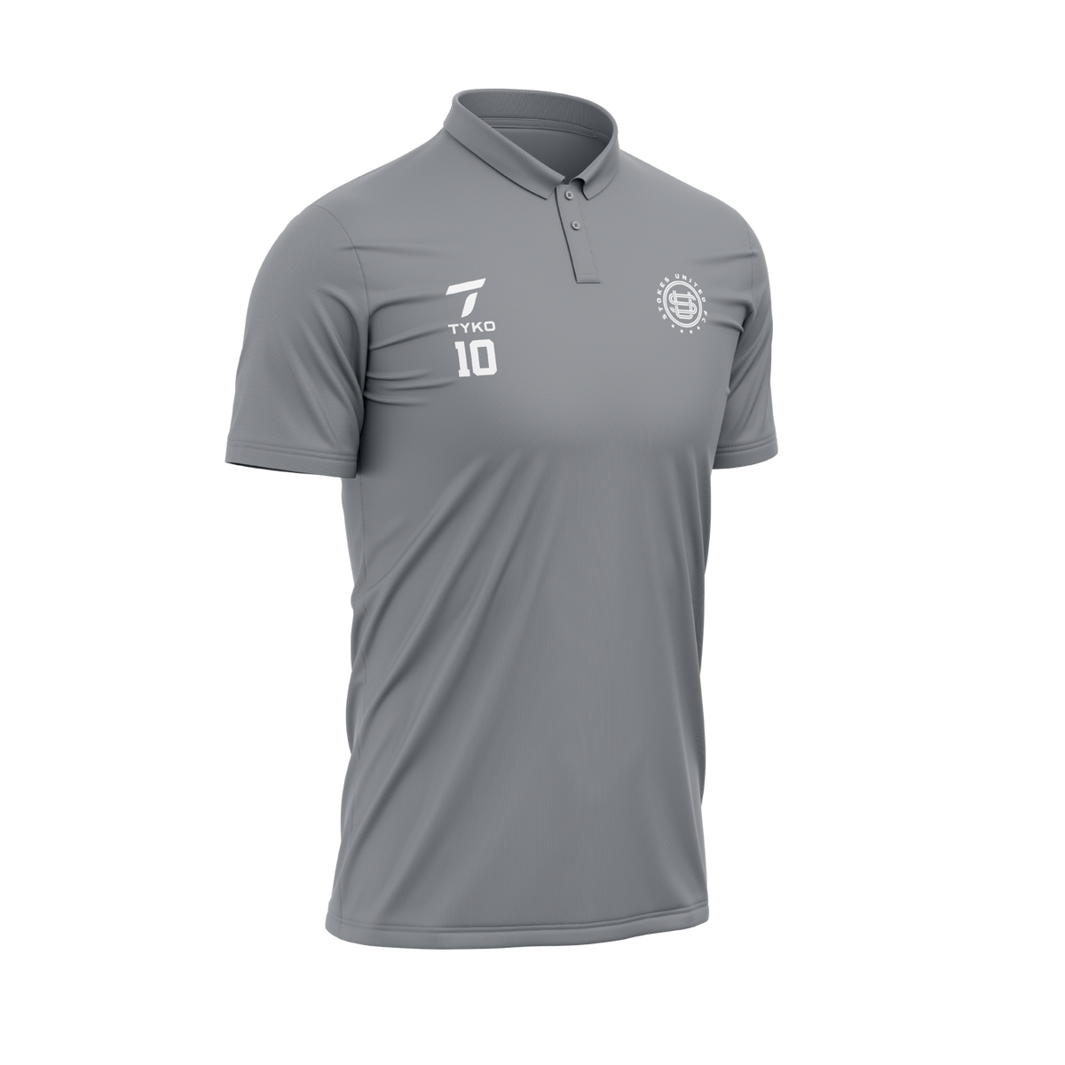 Stokes United | Grey Premium Polo