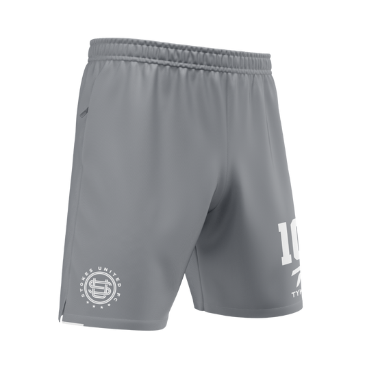 Stokes United | Grey Premium Zip Pocket Shorts