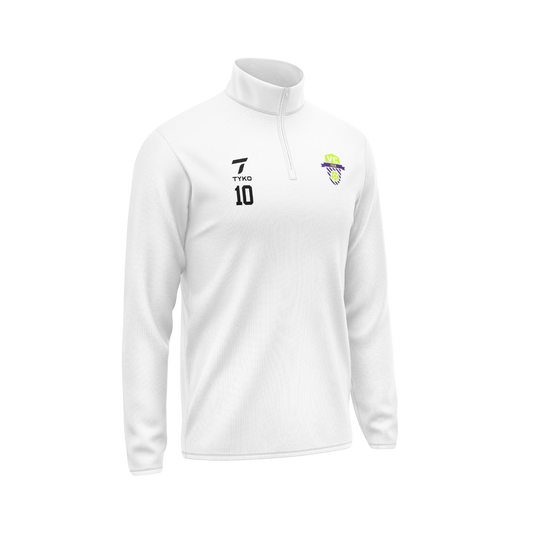 VC FUSION | White Training 1/4 Zip