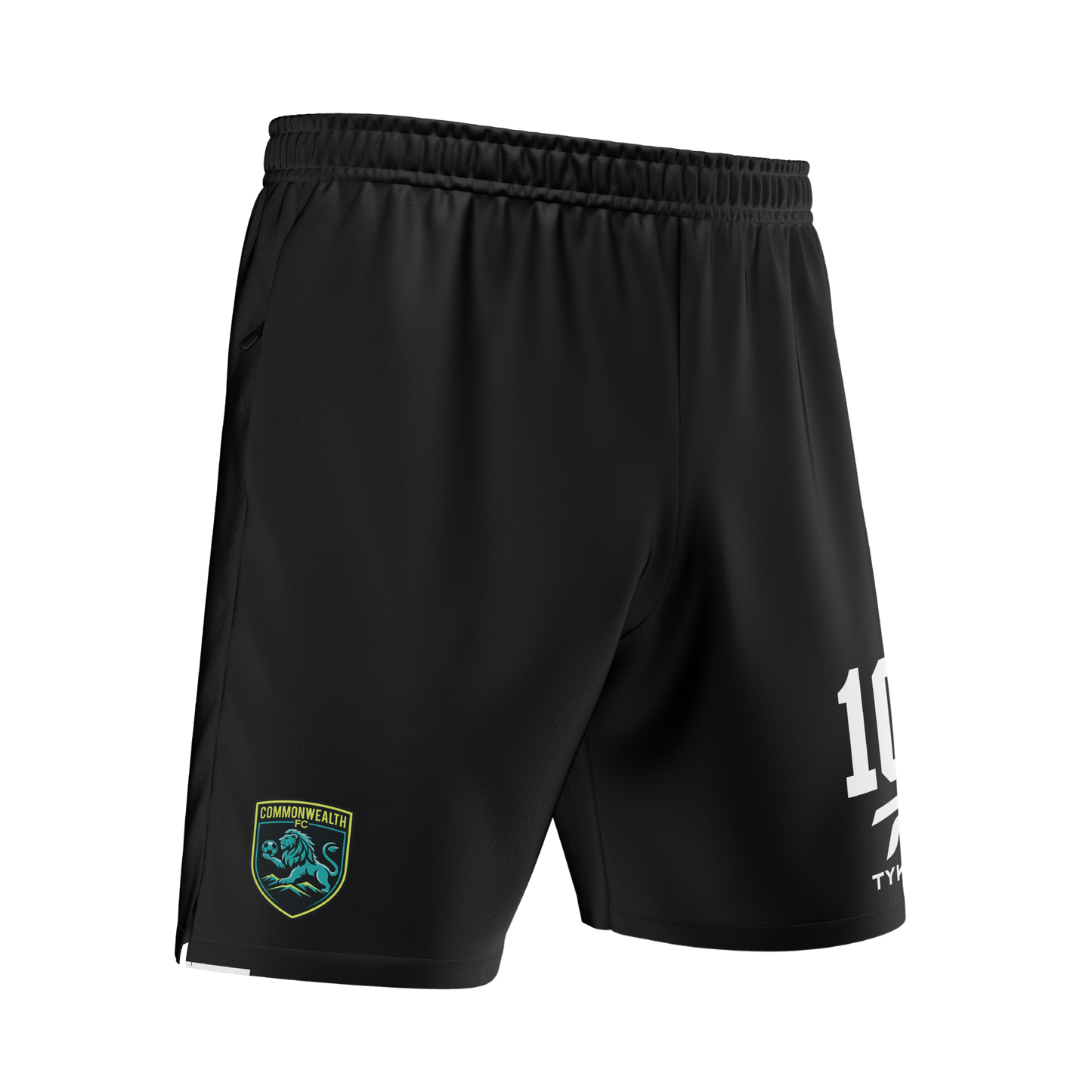 Commonwealth FC | Black Premium Zip Pocket Shorts
