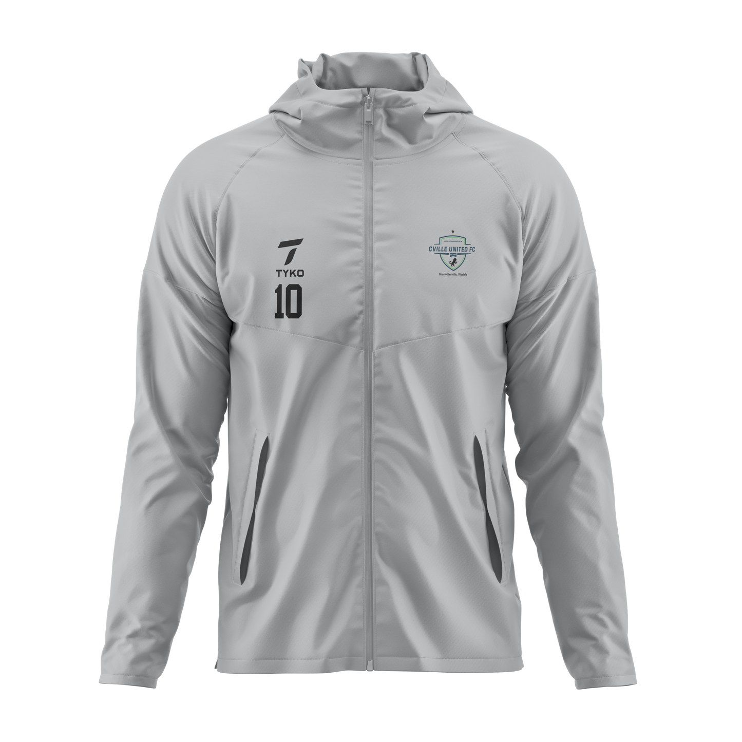 Cville United FC | Grey Elite All Weather Jacket