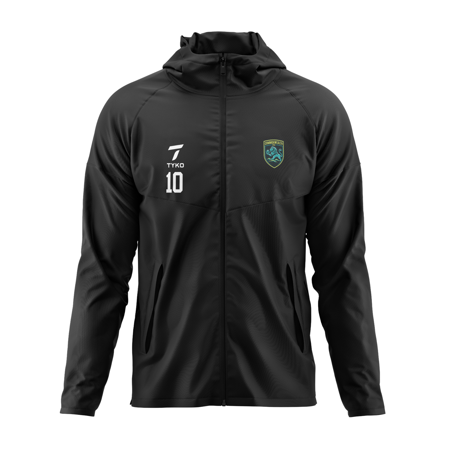 Commonwealth FC | Black Elite All Weather Jacket