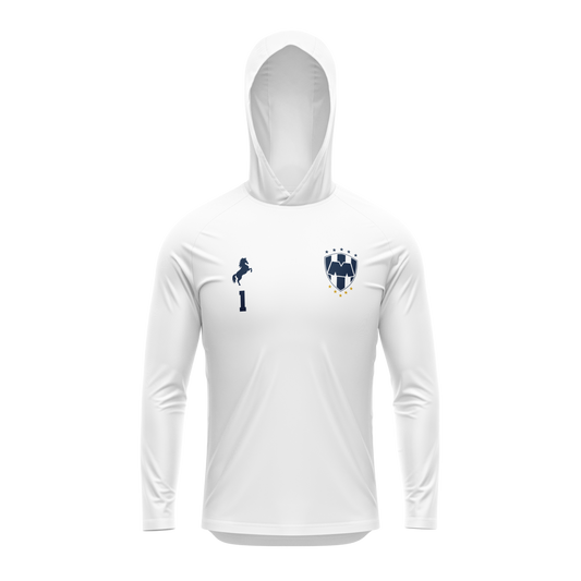 Rayados Northwest | White Elite Ultra Light Hoodie