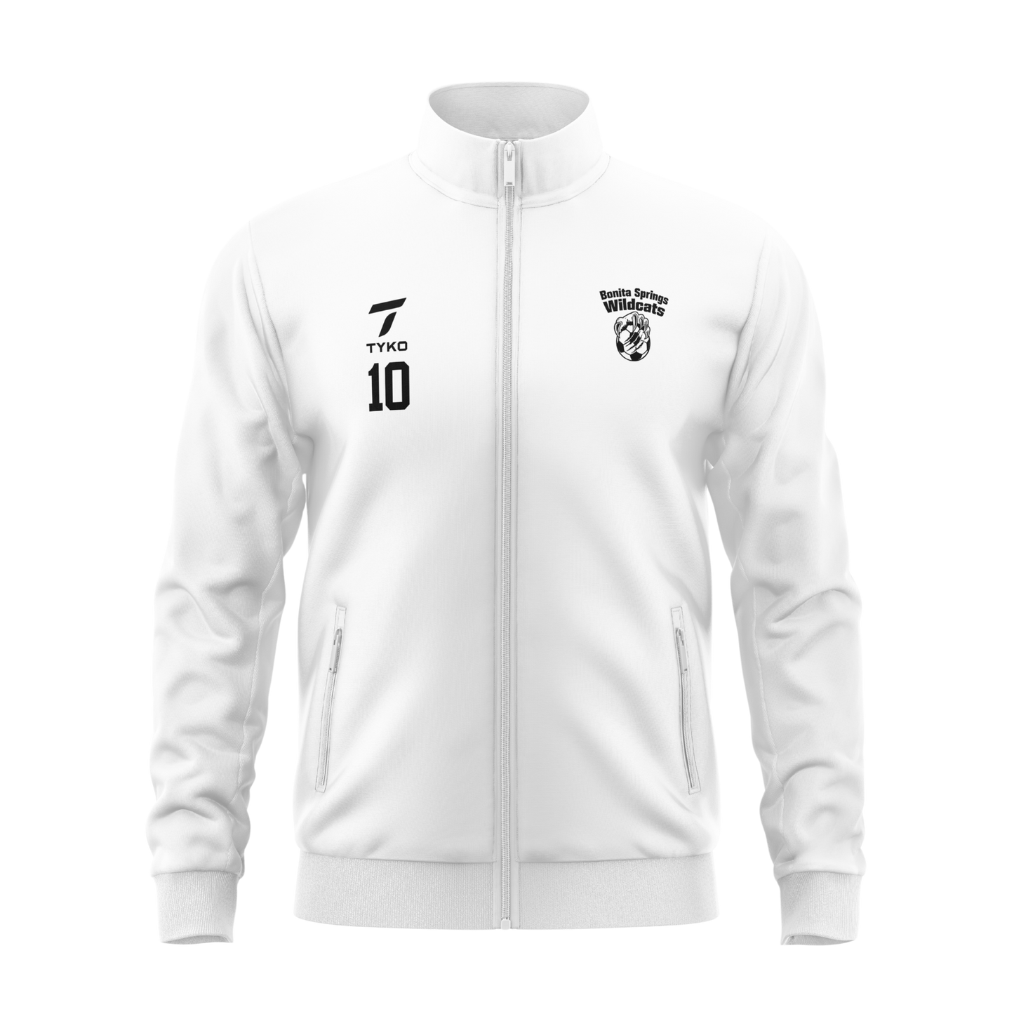Bonita Springs Wildcats | White Pro Training Full-Zip