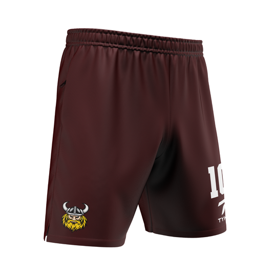 Caribou Vikings | Premium Zip Pocket Shorts
