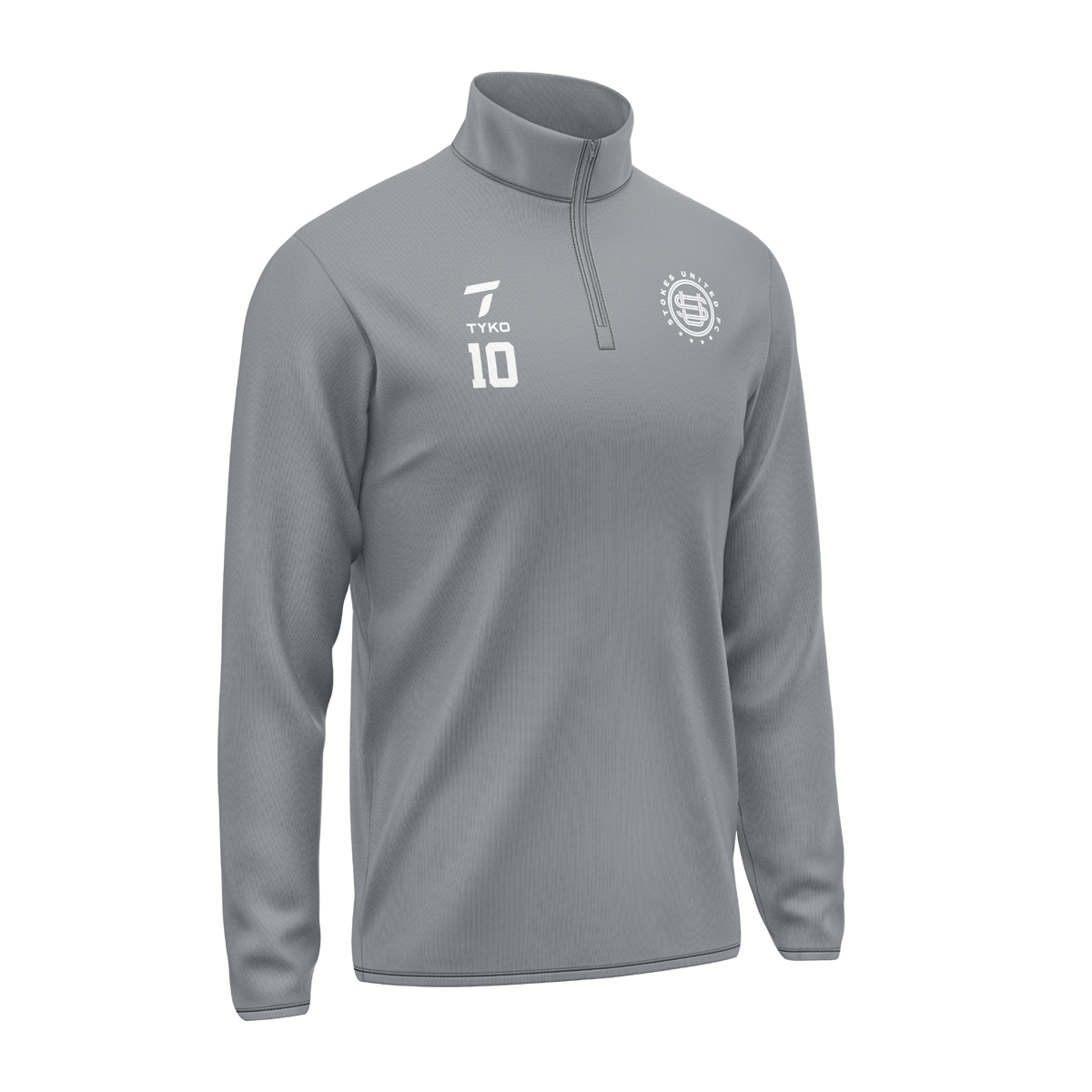 Stokes United | Grey Elite Training 1/4 Zip