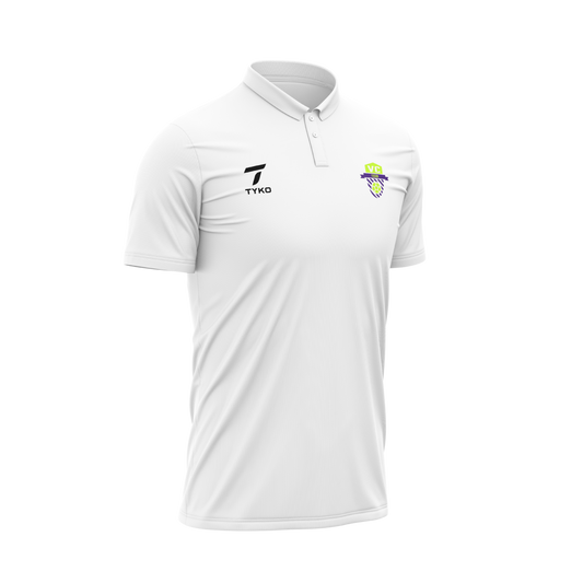 VC FUSION | White Elite Premium Polo