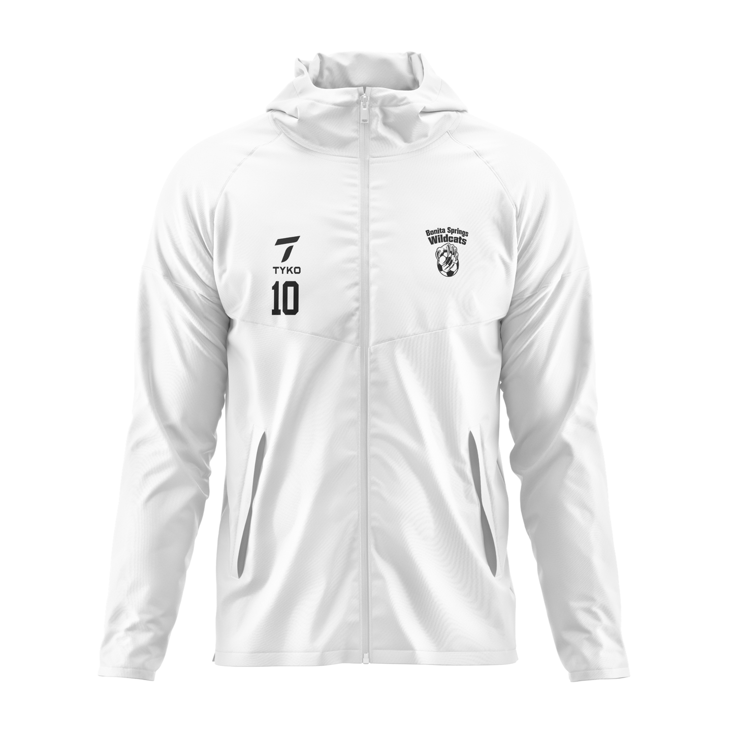 Bonita Springs Wildcats | White Elite All Weather Jacket