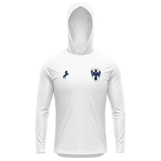 Rayados Northwest | White Elite Ultra Light Hoodie