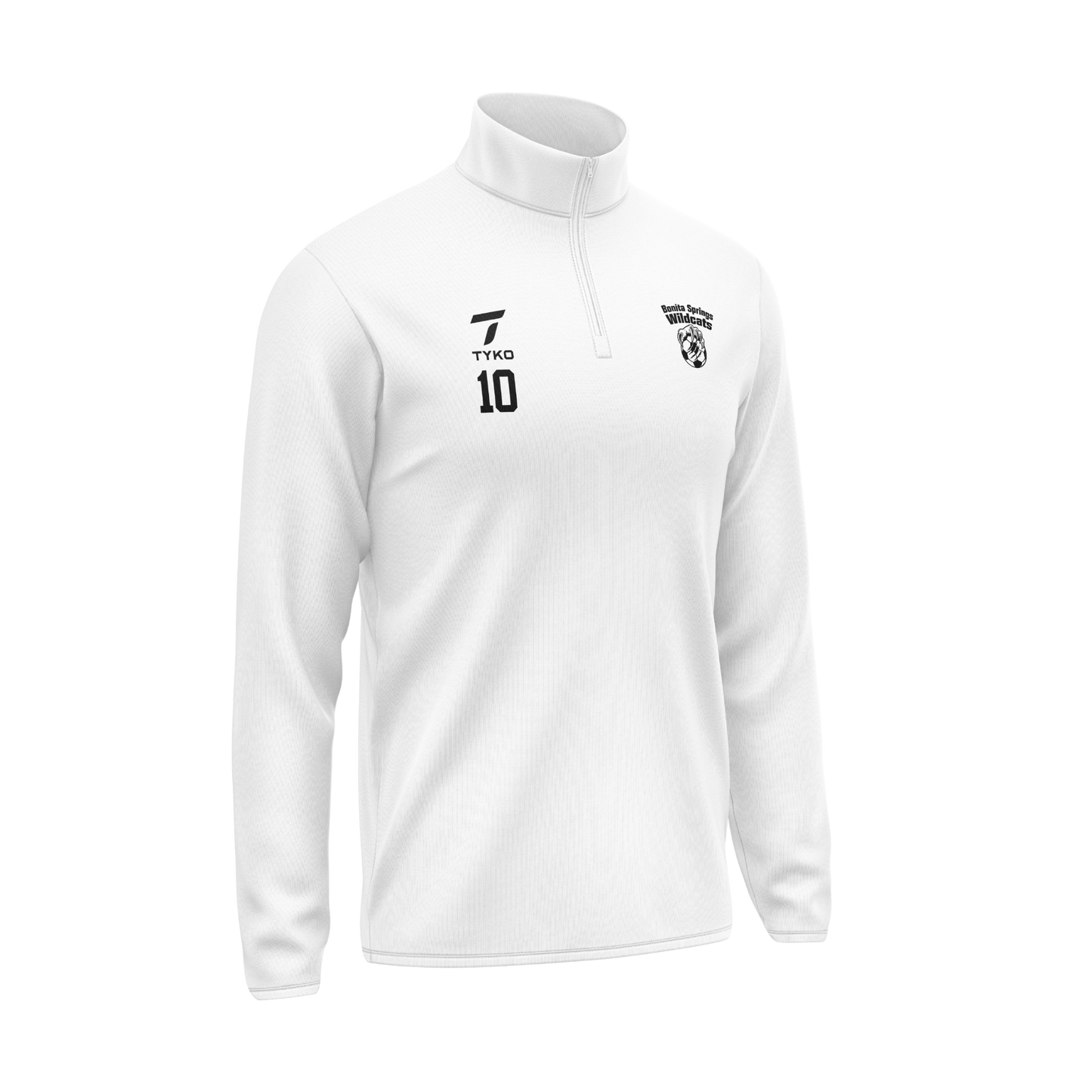 Bonita Springs Wildcats | White Pro Training 1/4 Zip