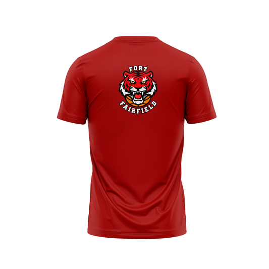 Fort Fairfield Tigers | Red Fan T-Shirt
