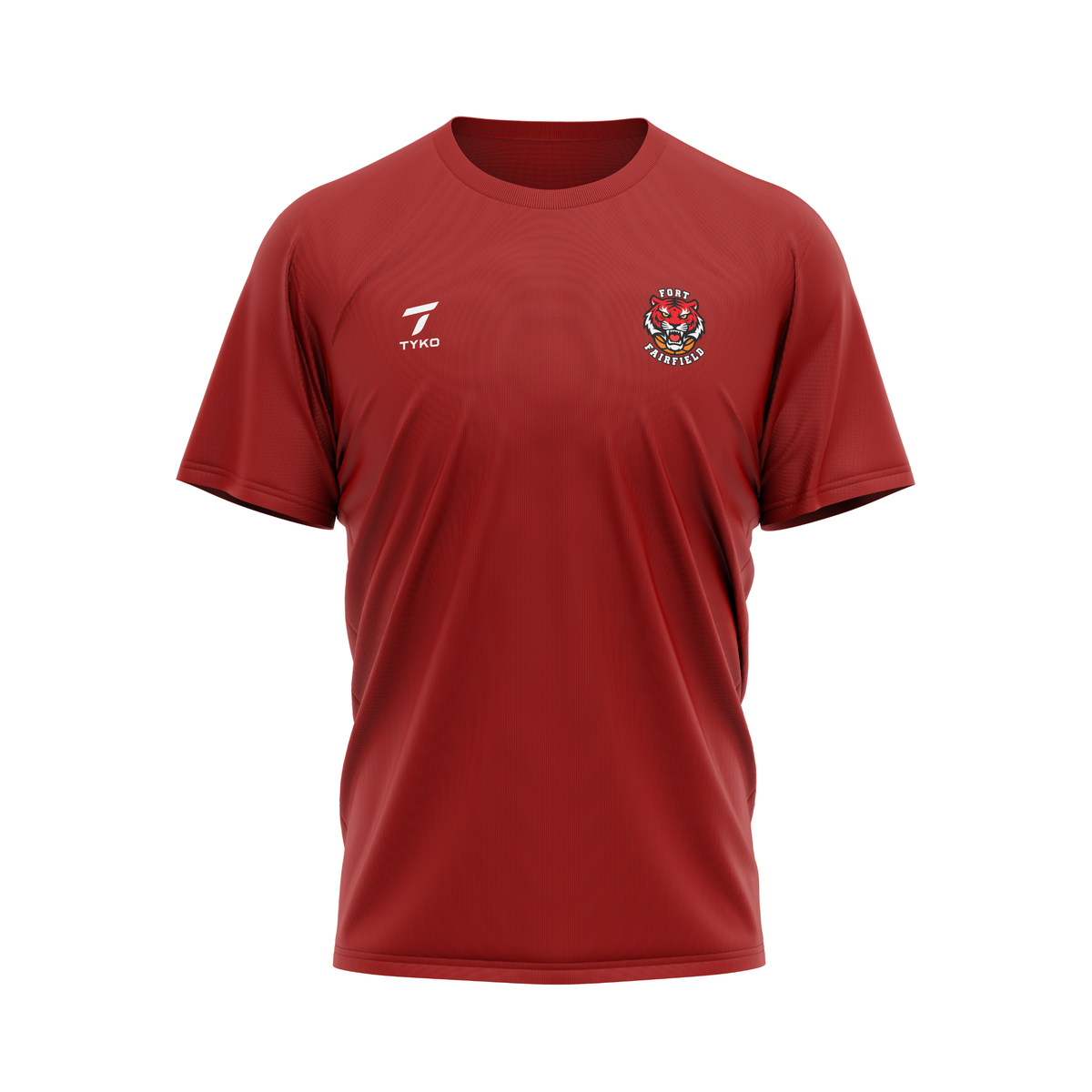 Fort Fairfield Tigers | Red Fan T-Shirt