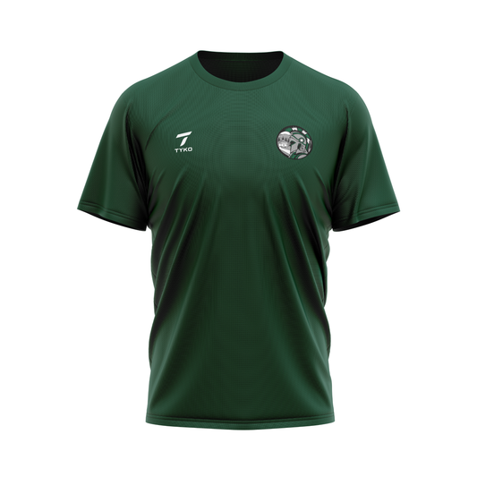 Fort Kent Warriors | Green Fan T-Shirt