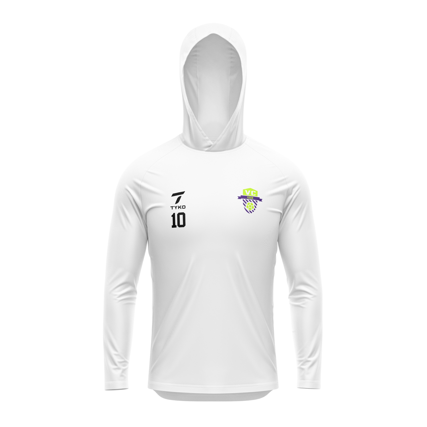 VC FUSION | White Elite Ultra Light Hoodie