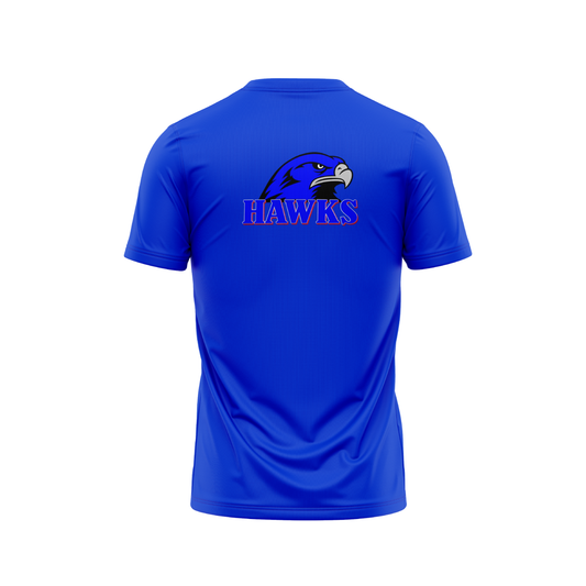 Hodgdon Hawks | Blue Fan T-Shirt