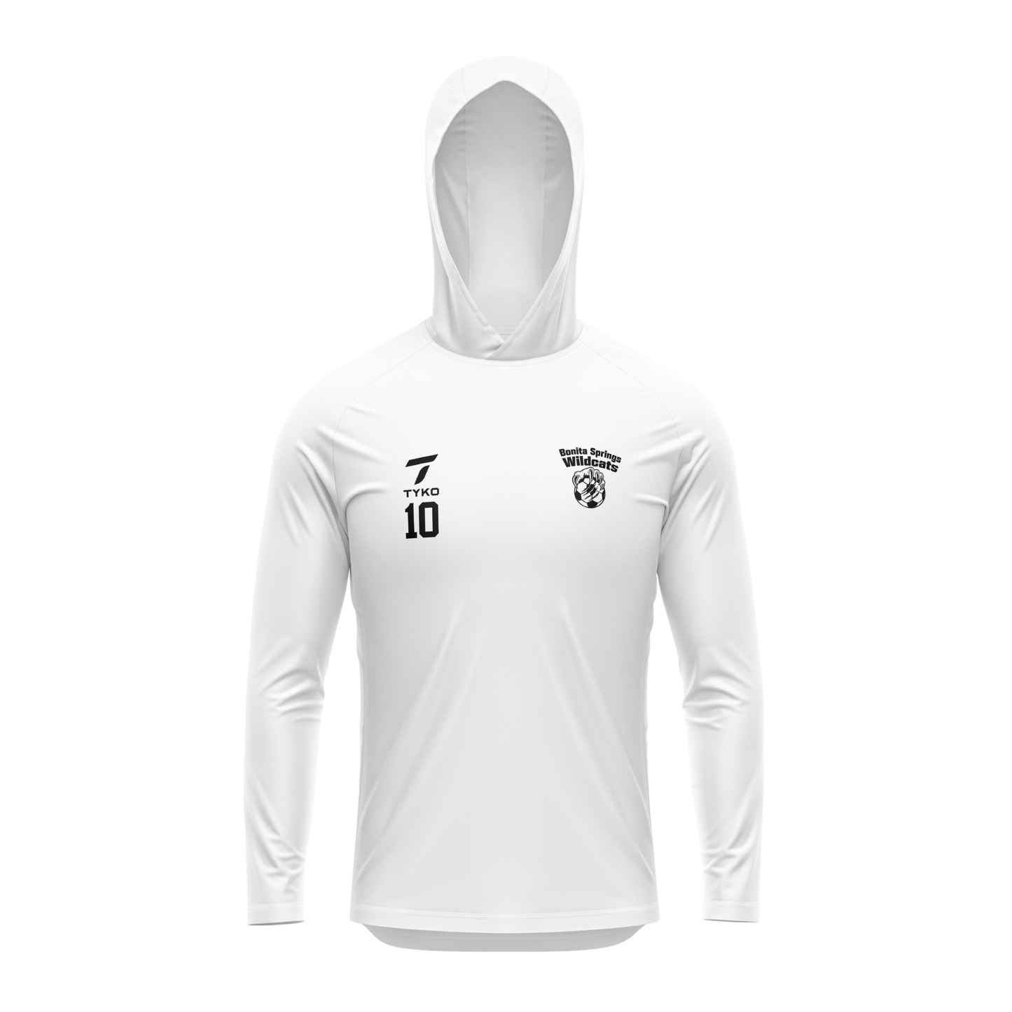Bonita Springs Wildcats | White Pro Ultra Light Hoodie