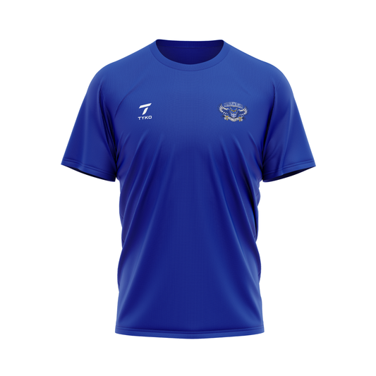 Madawaska Owls | Blue Fan T-Shirt