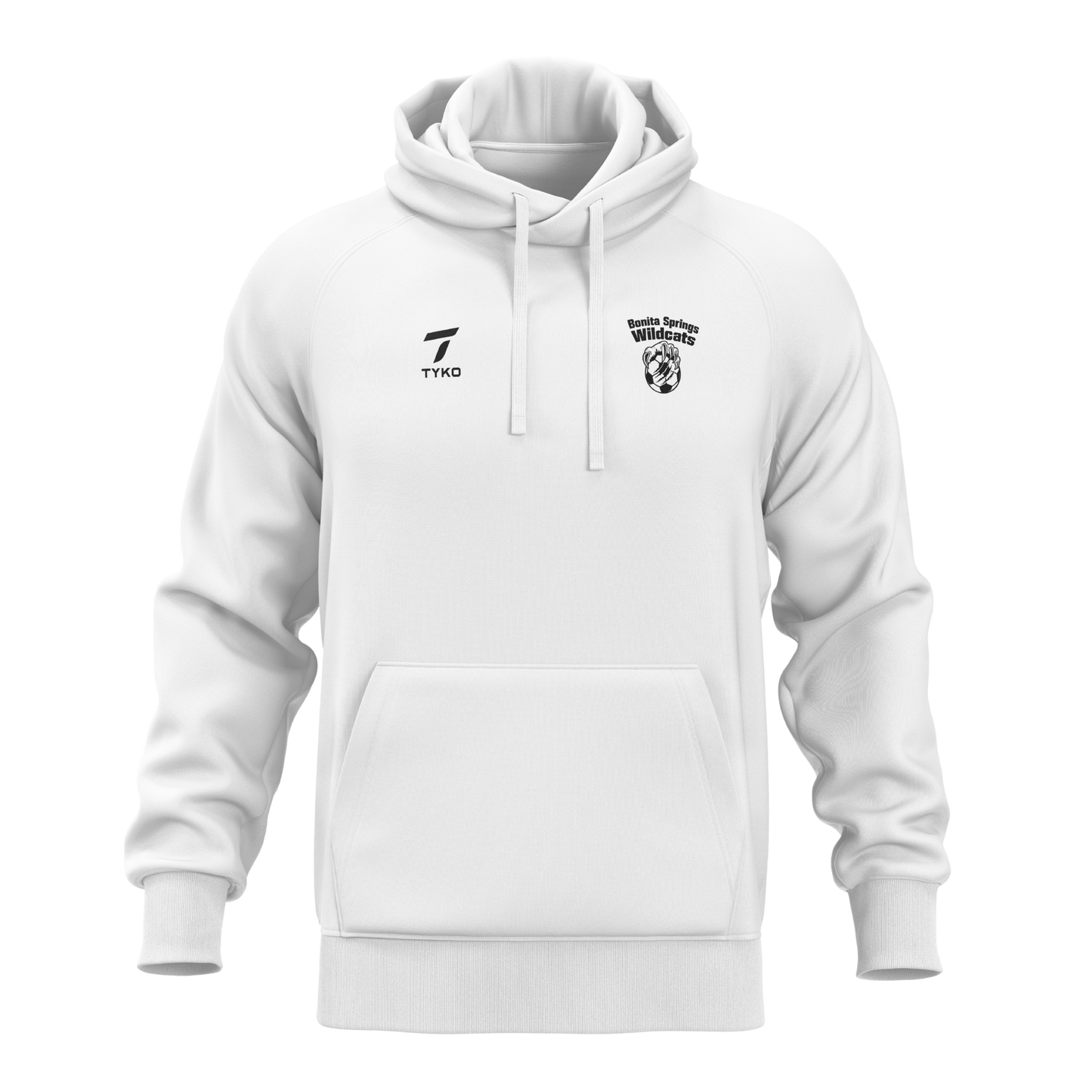 Bonita Springs Wildcats | White Fan Hoodie
