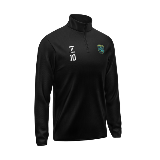Commonwealth FC | Black Pro Training 1/4 Zip